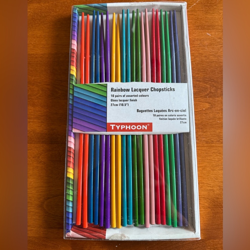 Typhoon Rainbow Lacquer Chopsticks Set